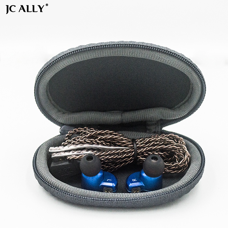 JCALLY SOFT Earphone Case Wadah headset for CCA CRA KZ EDX Pro QKZ AK6 Pro TRN MT1 KZ ZSN PRO X