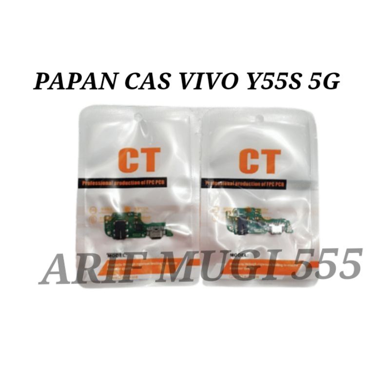 BOARD PAPAN KONEKTOR CONECTOR CHARGER VIVO Y55S 5G ORIGINAL