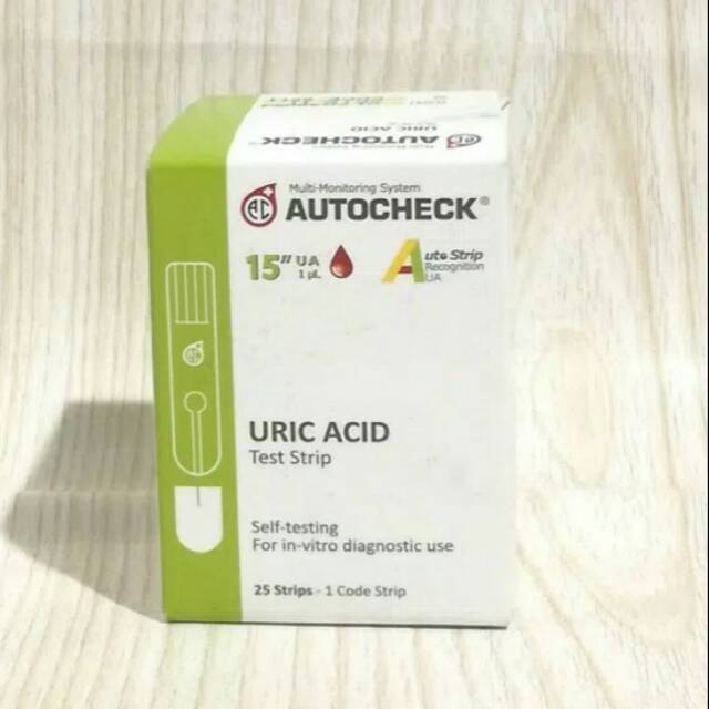 

Strip uric acid asam urat autocheck