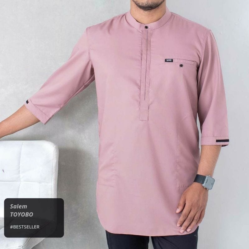 Alzetha Koko kurta lengan 3/4 bahan toyobo fodu ORIGINAL