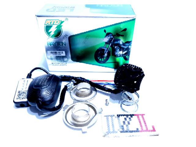 LAMPU UTAMA LED RTD M02K WIRELESS CONTROL SMARTPHONE STEL 4 SISI MATA LED H6 H4 HS1-5