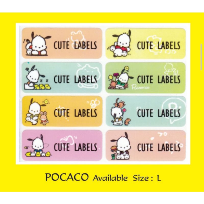 

Label Nama Import Waterproof "PANDA DOG" uK.L
