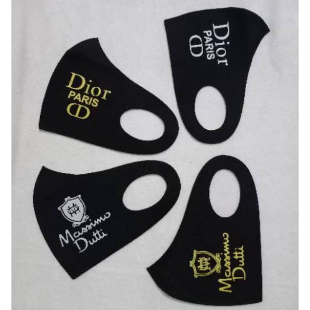 MASKER DEWASA KAIN SCUBA MOTIF LOGO 4 BAHAN PREMIUM KUALITAS BAGUS