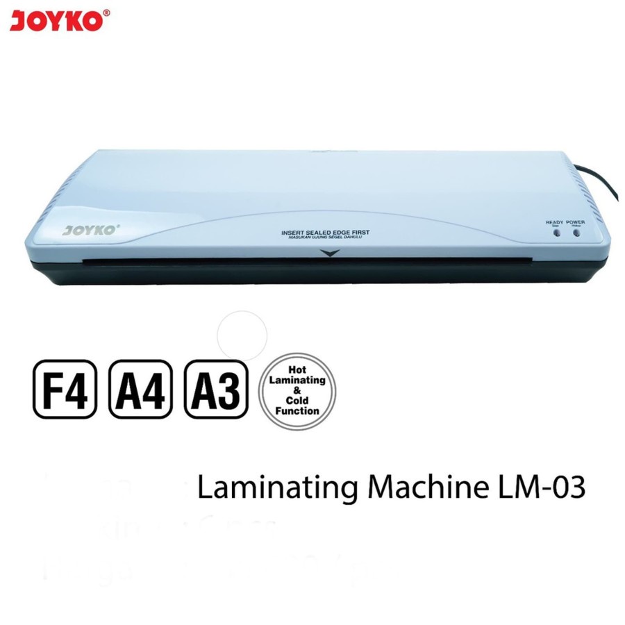 

Mesin Laminating Joyko LM-03 / Hot Cold Laminator A3 F4 A4