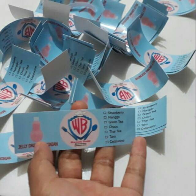 

Cetak stiker anti air