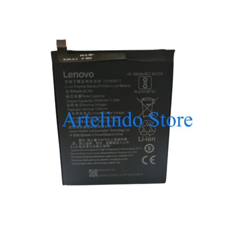 Baterai Batre Battery Lenovo Motorola Moto M BL265  Batrai Batere Batrei