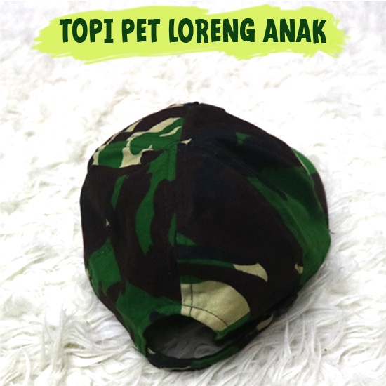 Topi Loreng Anak Topi Pet Loreng Anak Topi Tactical Anak