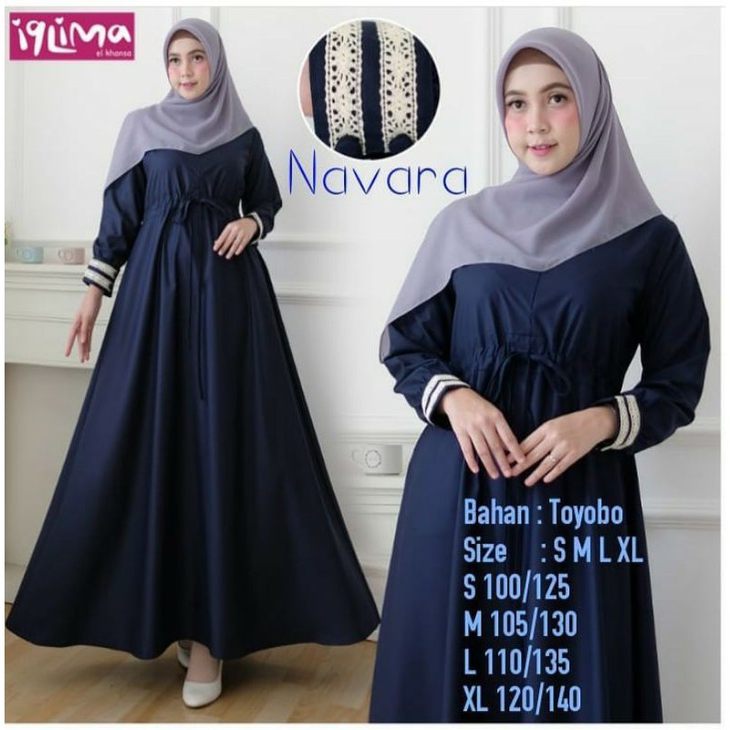 NAVARA DRESS GAMIS KATUN TOYOBO BUSUI