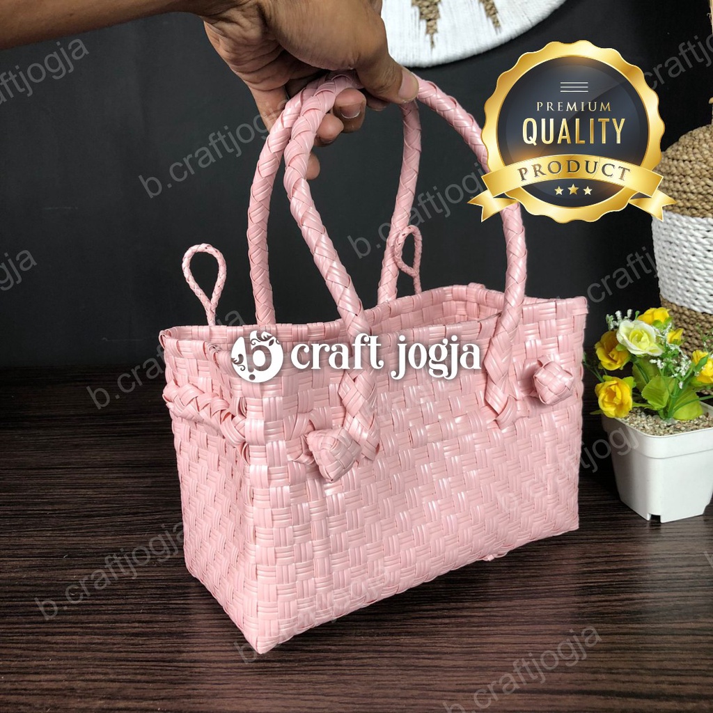 Tas Jali Premium Tas Jaly Tas Anyaman Plastik Size XS Tas Kerajinan Anyaman