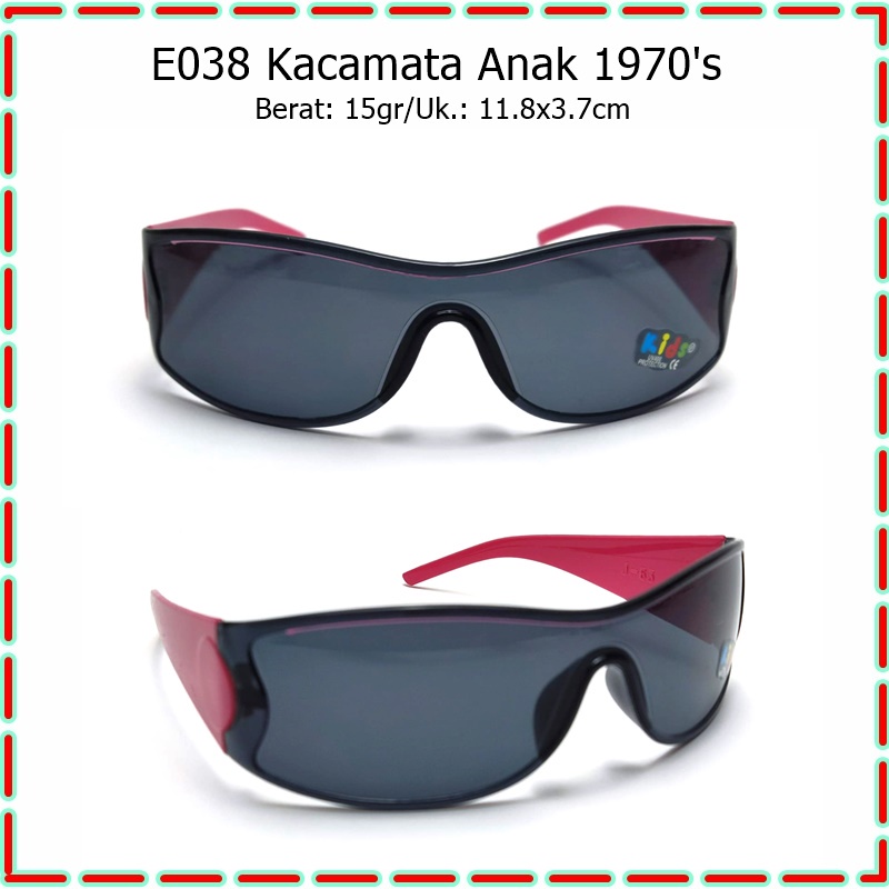 E-038 Kacamata Fashion Anak 1970's