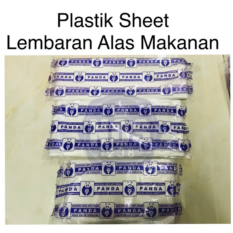 Plastik Sheet Lembaran Alas Kertas Nasi/Styrofoam