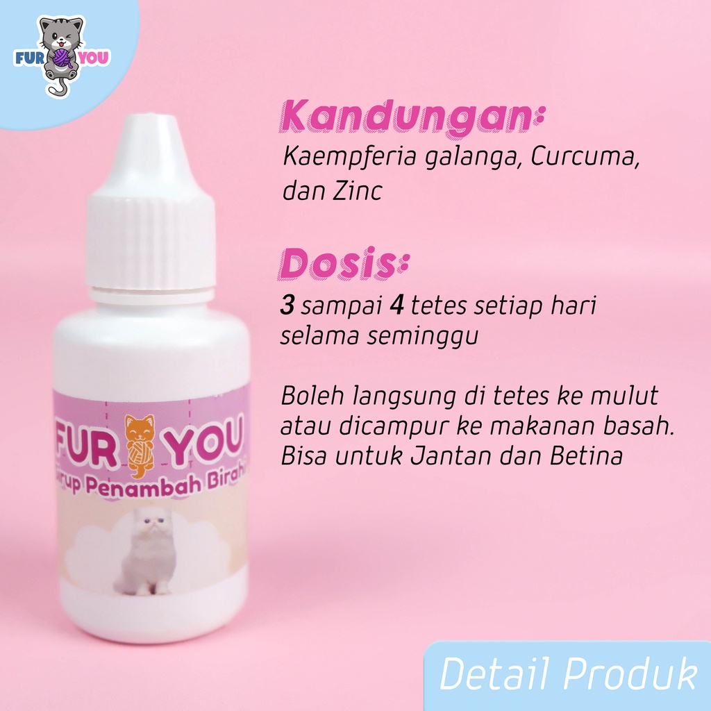 Fur you penambah libido kucing obat supaya kucing cepet birahi mempercepat birahi kucing