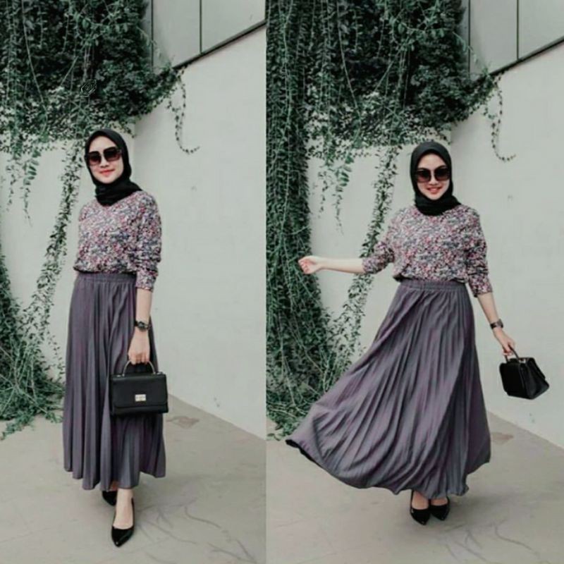 Rok plisket /rok plisket mayung/ grosir plisket jumbo termurah/AU