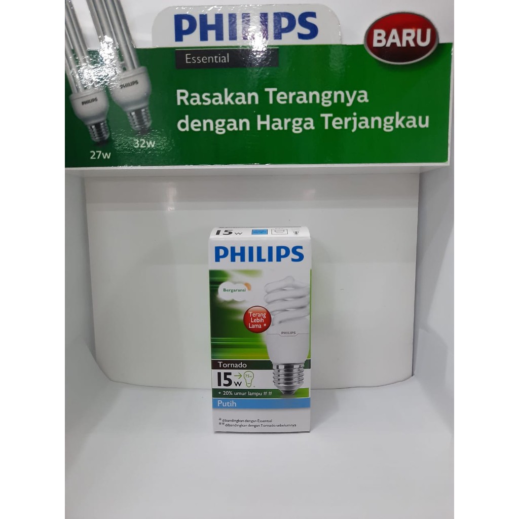 LAMPU PHILIPS TORNADO 15 WATT