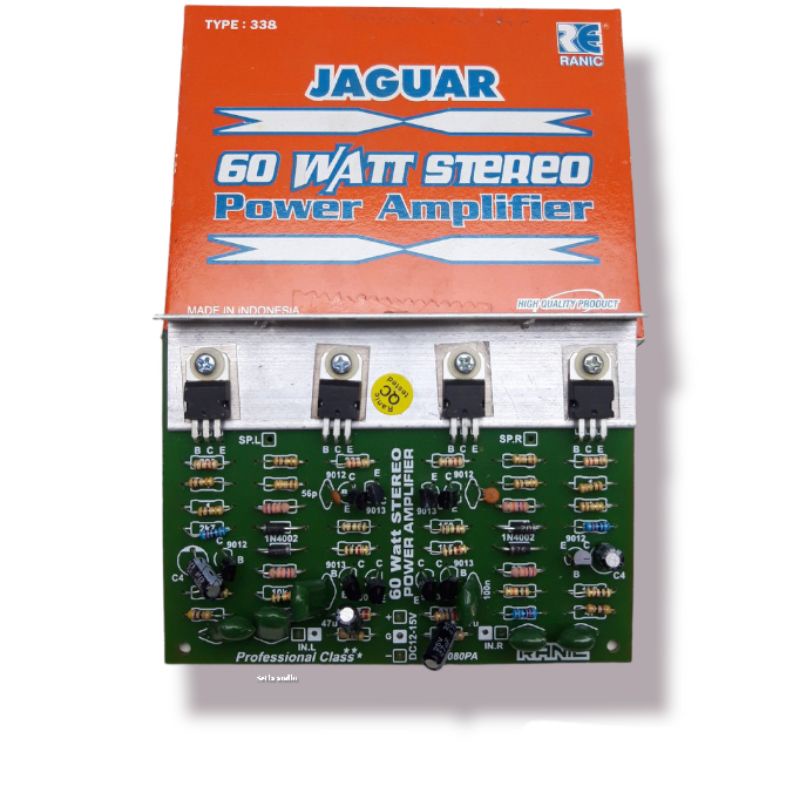 kit power amplifier stereo tip 41 42 60 wat jaguar 338