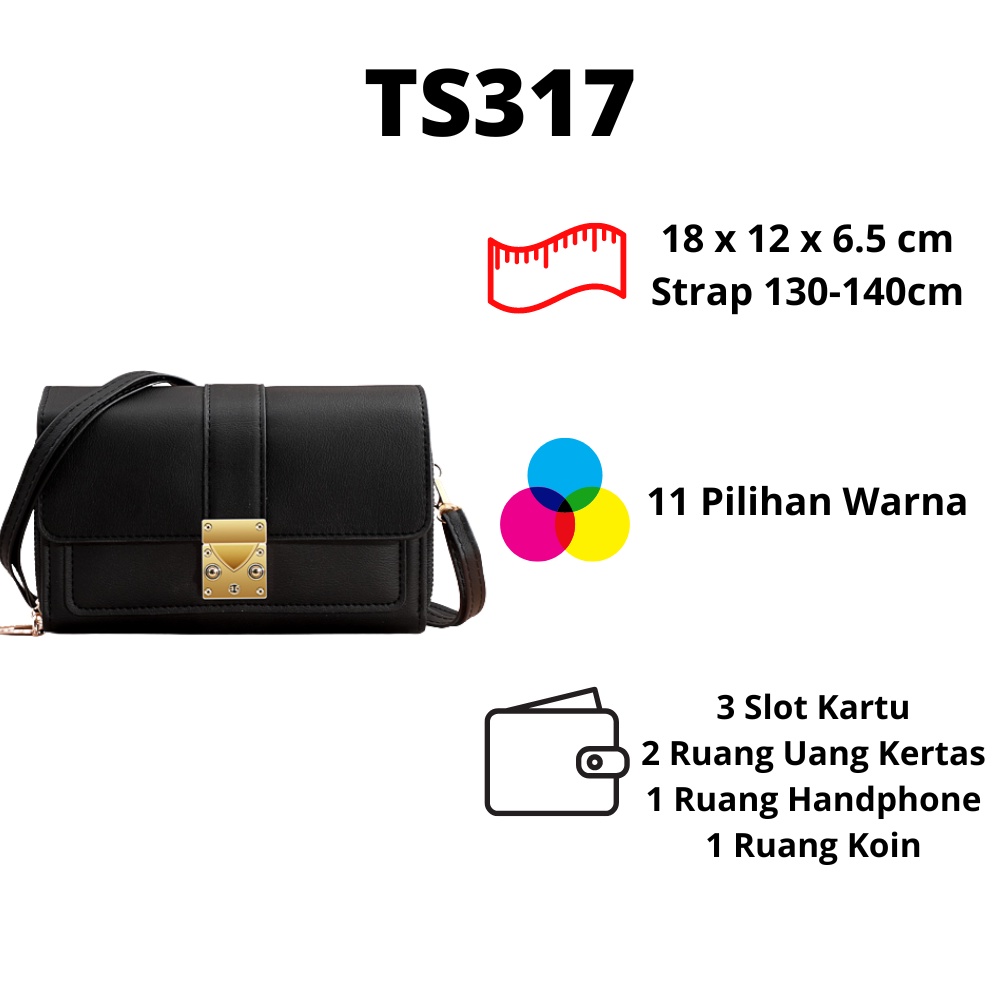 TS317 Tas Selempang Wanita Tas Slempang Tas Bahu Wanita Tas Selempang Wanita Import Tas Selempang Murah Tas Bahu Wanita Tas Selempang Wanita Korea