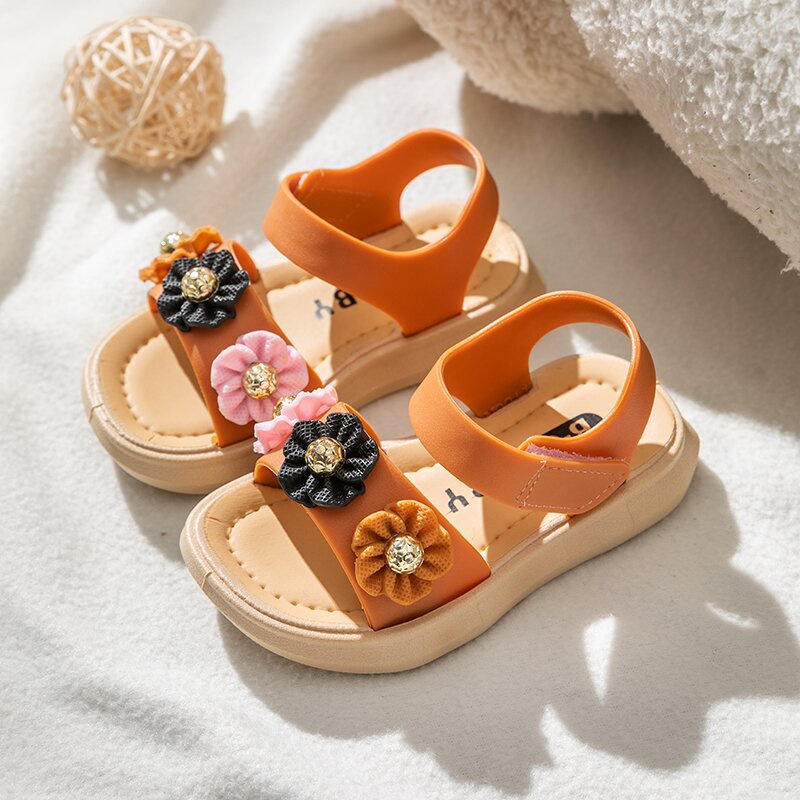 LittleAaron ESTETIK FLOWER 88+2 Sandal Anak Perempuan Bahan Karet Model Lucu 1-6 Tahun Import Sport Termurah Sendal Bayi Anak Cewek Cowok