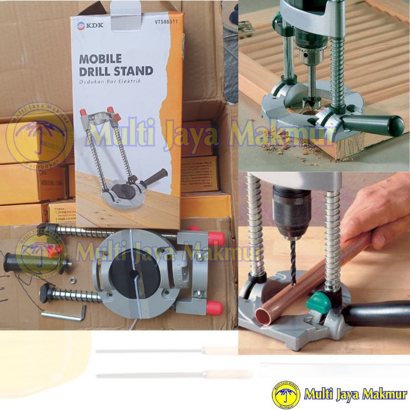 mobile drill stand / drill jig Guide holder dudukan mesin bor tangan