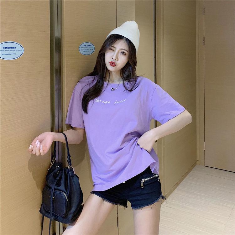 Overtee Tshirt Oversize Wanita Motif Grape Fruit Pastel - 100% Import