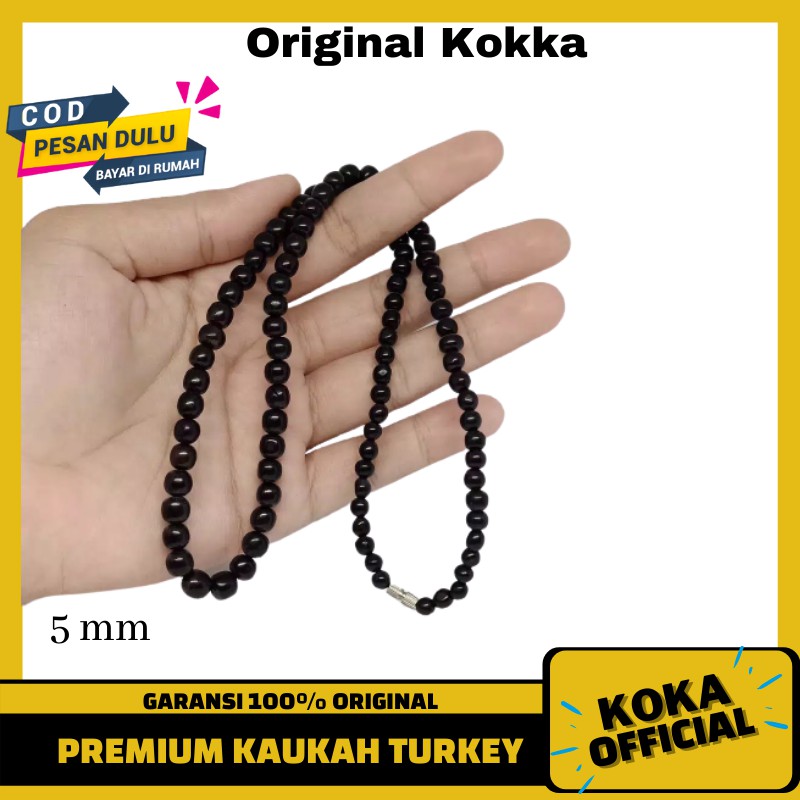 Kalung Kaokah Kokkah Bulat Polos Kalung Kayu Kauka Kaukah Koka By Kokka Official