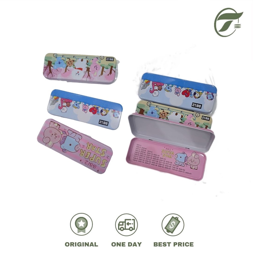 

PENCIL CASE KALENG 1 PINTU NO. 1744 BB12 BT21 08X21