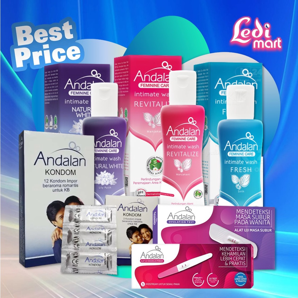 ORIGINAL Andalan Pregnancy Test Midstream &amp; Strip / Andalan Tes Kehamilan / LEDI MART