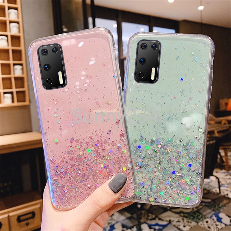 Bersinar Bintang Soft Case Samsung A21S A51S S21 Plus A10 A20 A30 A50 A70 A70S A10S A20S A30S A50S A71 A51 J7 J2 Prime Kasus-2