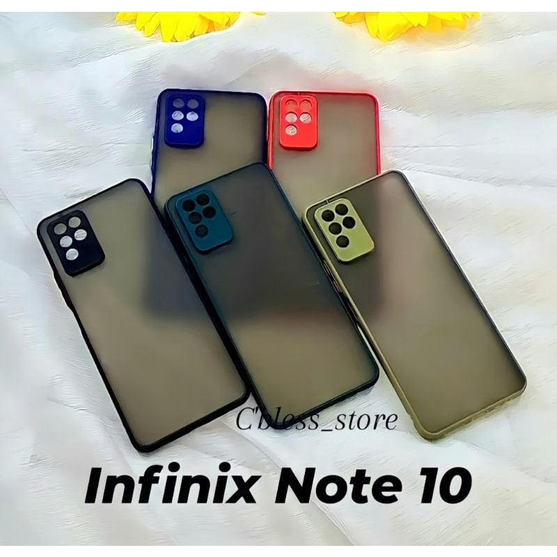 CASE INFINIX NOTE 10/Hot 10/Note 10 pro My Choise Dove Oil Original + Ring Kamera