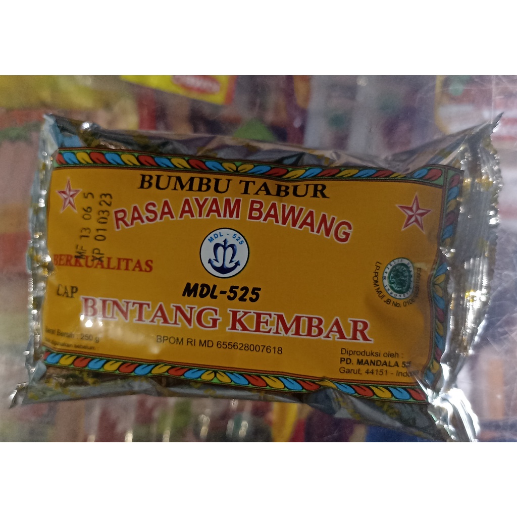 

Bintang Kembar Bumbu tabur rasa Ayam Bawang 250gram