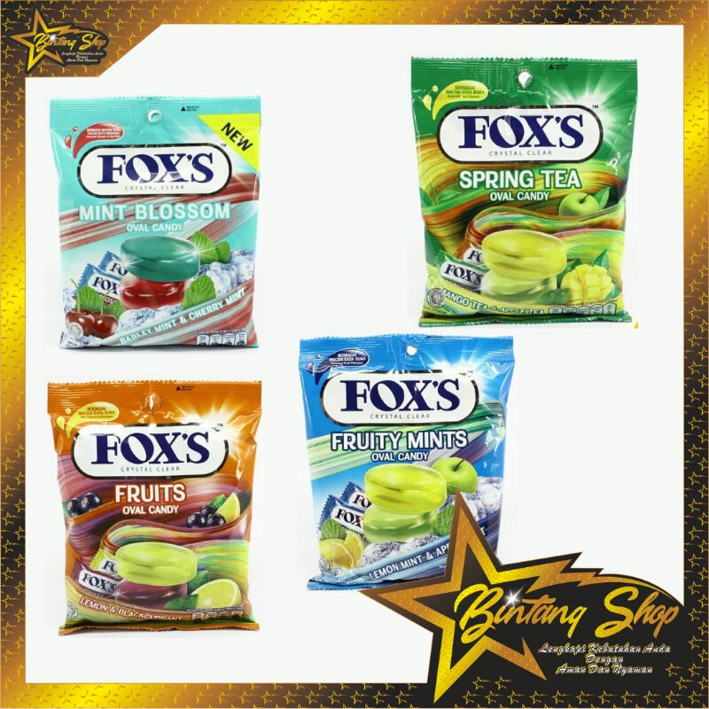

PERMEN FOX'S OVAL CANDY 125gr / 50's ALL VARIANT