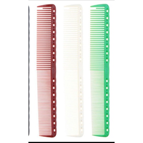 sisir rambut barbershop anti statis tiga color