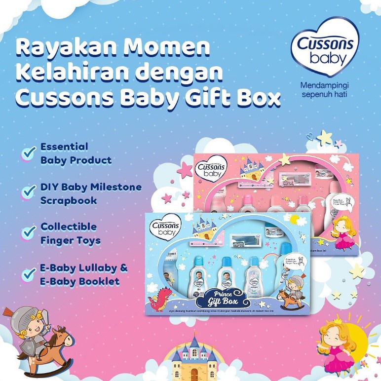 Cussons Baby Gift Set Box BOX BESAR Hadiah Hampers