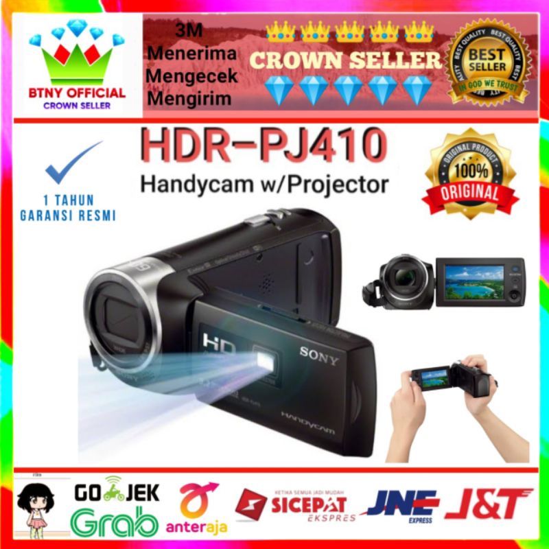 Handycam SONY HDR-PJ410 Camcorder SONY PJ410