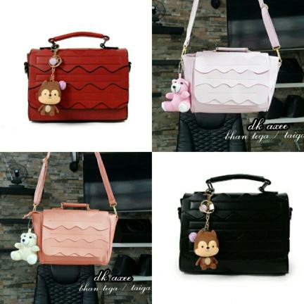 Tas Selempang Simple / Tas selempang gelombang / Tas Wanita Murah