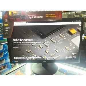 (PROMO) MONITOR LED GAMING AOC 24 INCH / 24" / 24INCH GRATIS MOUSE