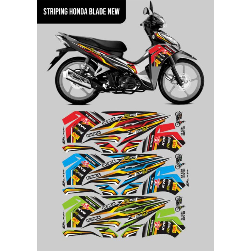 STRIPING VARIASI HONDA BLADE NEW #printing