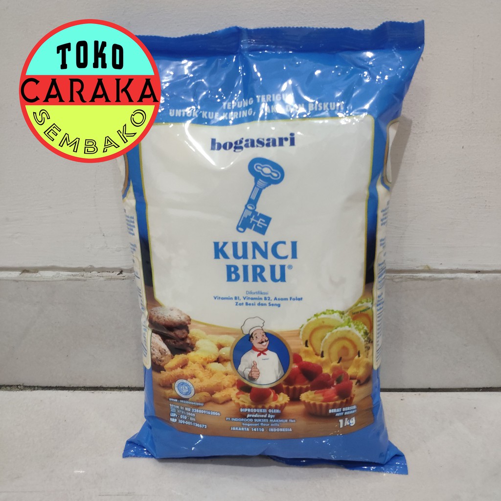 

Tepung Terigu KUNCI BIRU - Bogasari - 1kg