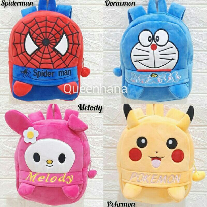 Tas Ransel Boneka Bagpack Boneka Kaki Gantung Karakter MurahU