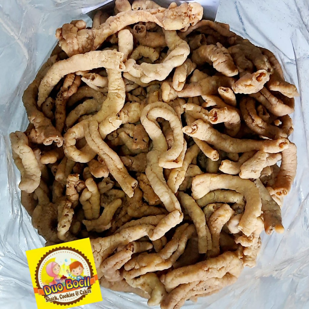 

Keripik Usus Ayam Crispy 250 Gram - Duo Bocil Snack