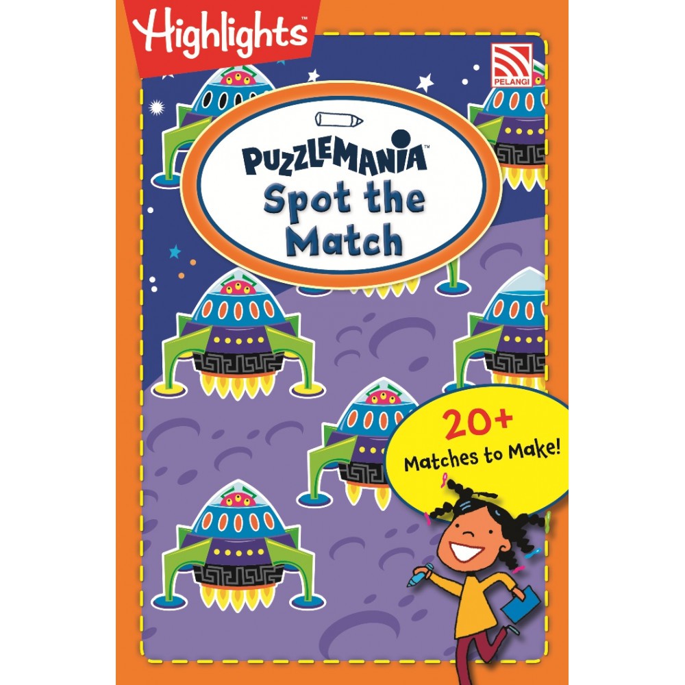 Buku Anak PAUD/TK Inggris : Highlights Hidden Picture : On The Go : Puzzlemania Wacky Word Finds