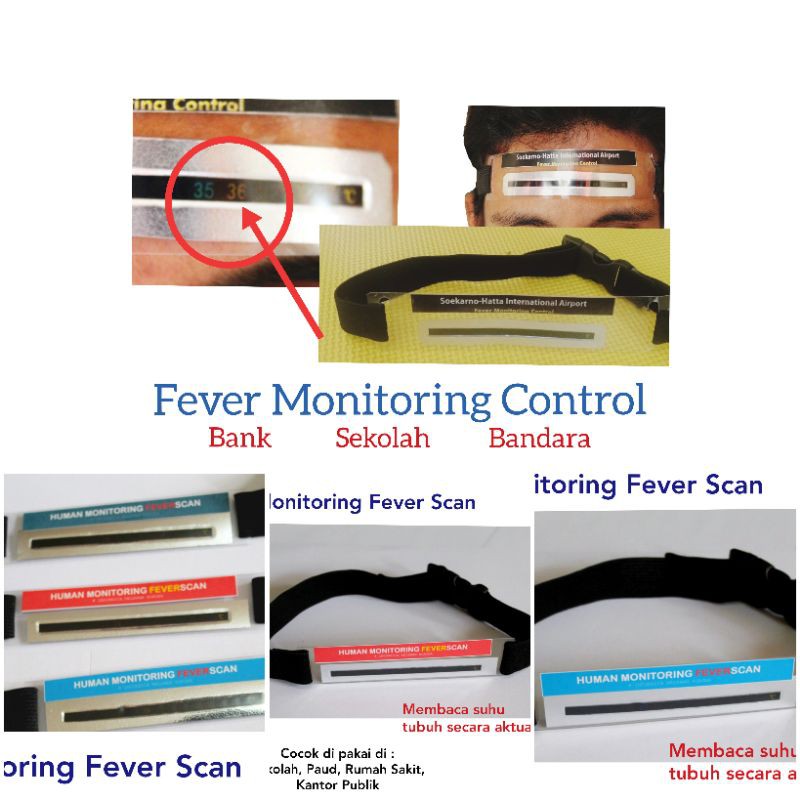 Termometer Suhu Tubuh Monitoring Fever Scan Untuk Memantau Suhu Secara Aktual