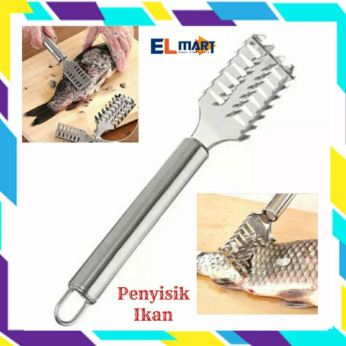 Alat Pembersih SIsik Ikan Stainless Steel Pengupas Penyisik Sisik Ikan