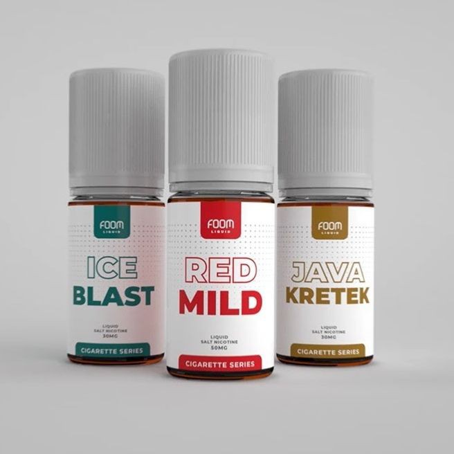 Foom Red Mild Salt Nic Cigarette Series 30ML - 100% Authentic Liquid