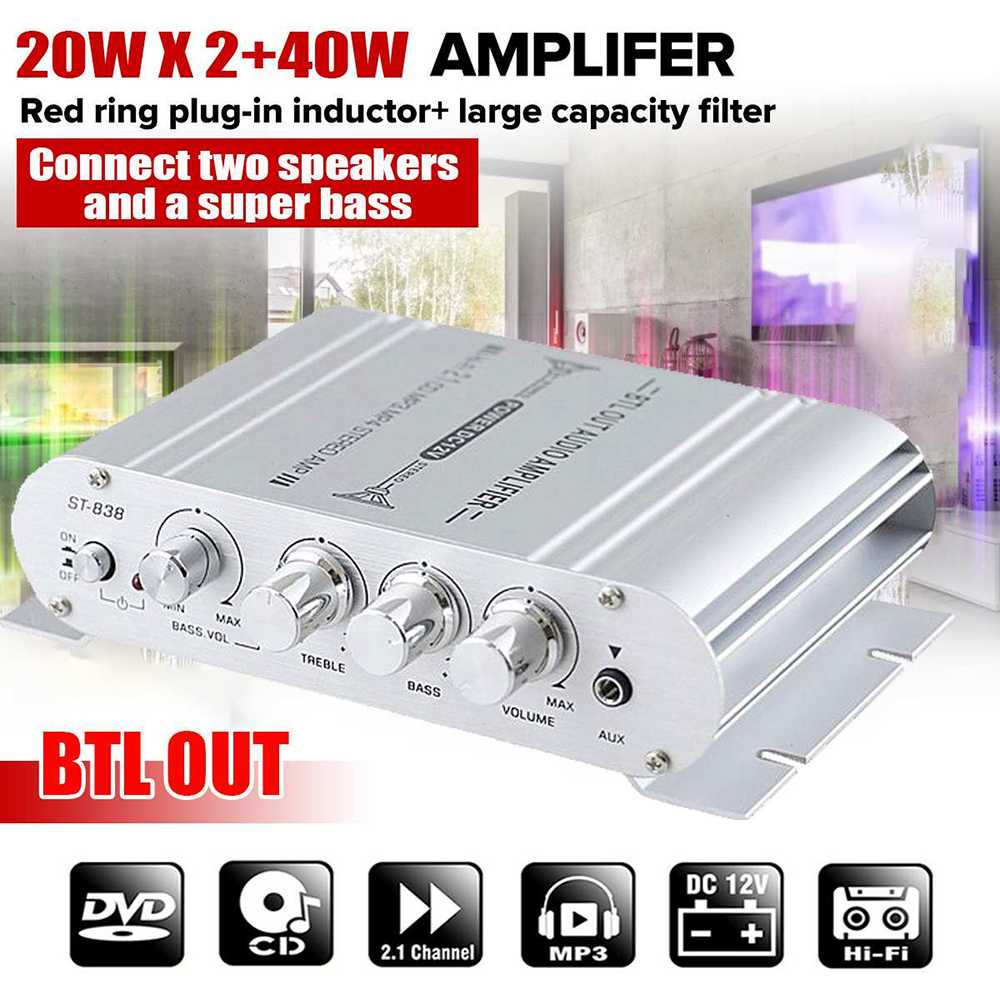 Stereo Amplifier Treble Bass Booster / Amplifier Subwoofer Rakitan Karaoke Mini / Amplifier Speaker Outdorr Wireless Aktif Subwoofer Subwefer Subwofer / Amplifier Subwoofer Power Stereo / Amplifier Mobil Mini Power Full Bass / Ampli Power Sound Karaoke