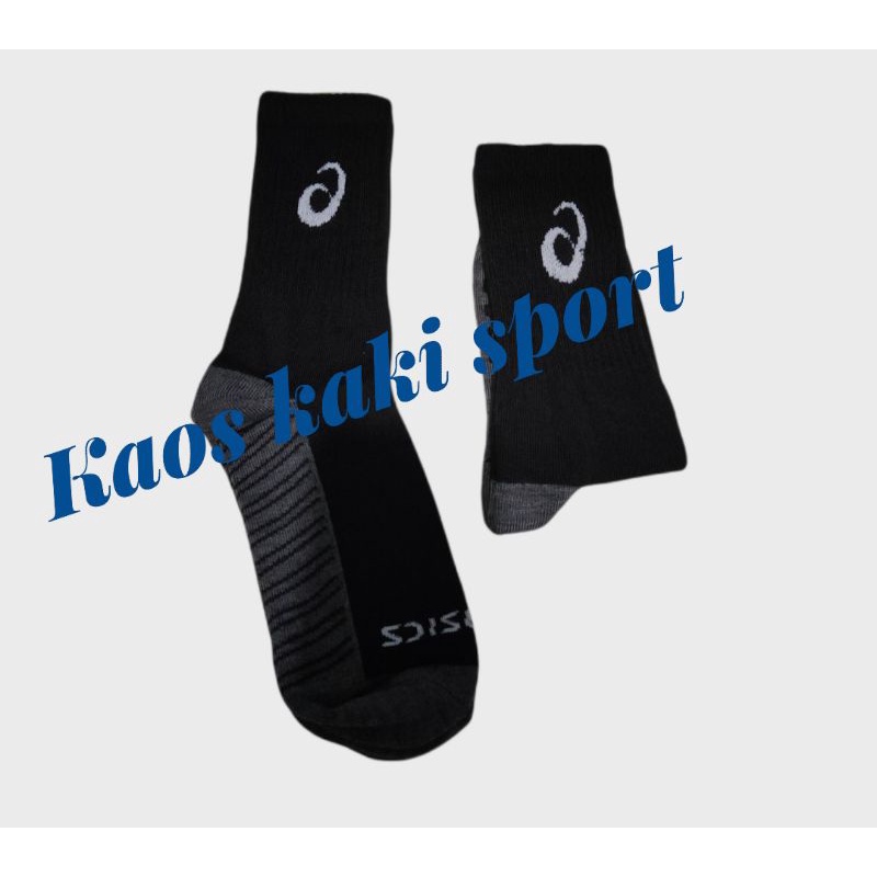 Kaos kaki panjang sport logo a