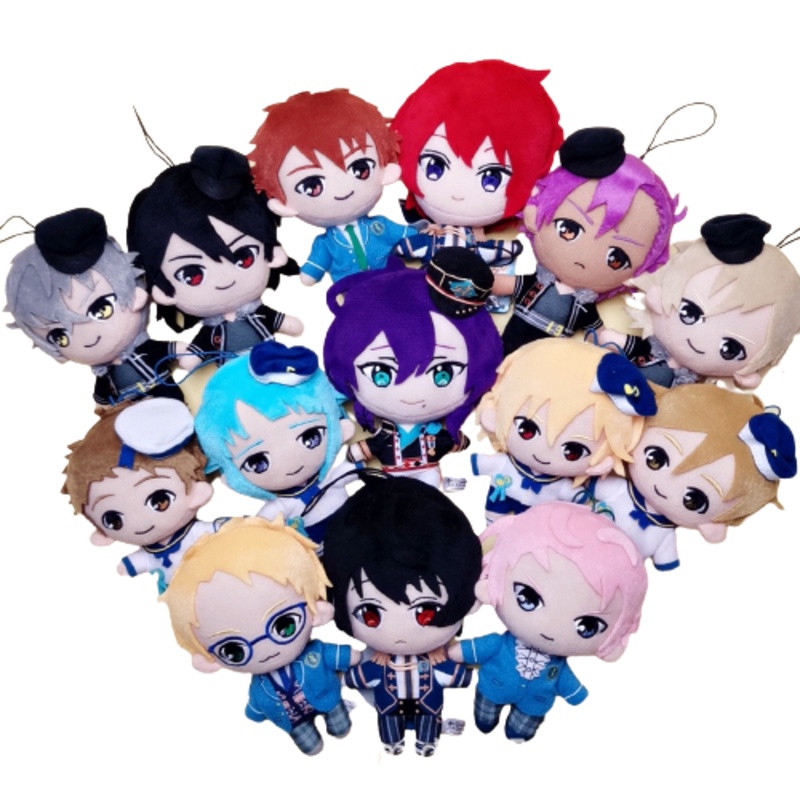 15cm Mainan Boneka Anime Ensemble Stars Doll Toys For Children Sakuma Rei And Sakuma Ritsu Idol Plush Bag Pendents  Untuk Hadiah Ulang Tahun