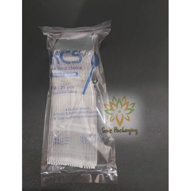 sendok makan, sendok makan plastik bening,kcs