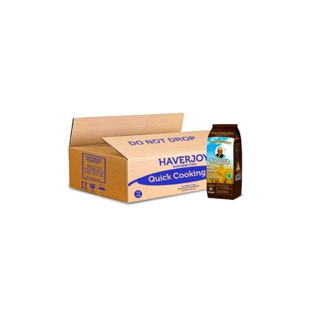 

HAVERJOY HAVERMOUT QUICK COOKING CHOCOLATE DUS ISI 12 Pcs @ 1 Kg (KEMASAN COKELAT)