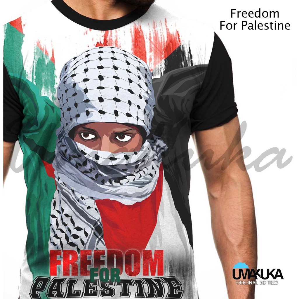 Kaos Muslim Bendera Palestina Shopee Indonesia