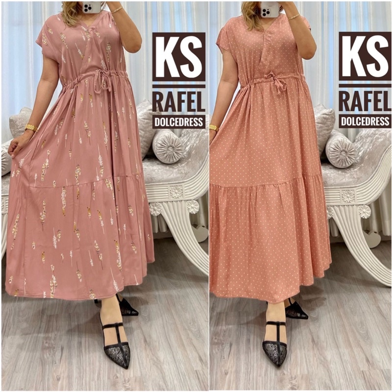 Daster Arab Best Seller Dolce KS RAFEL Dress Rayon Kimono Serut kekinian